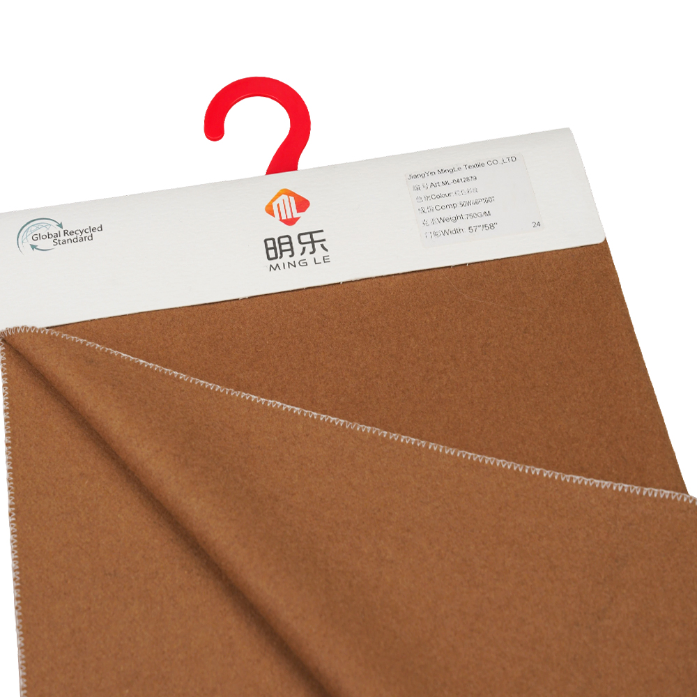 50% gyapjú, 50% egyéb szál, 730G/M, teve, Twill Melton szövet, ML-0412879