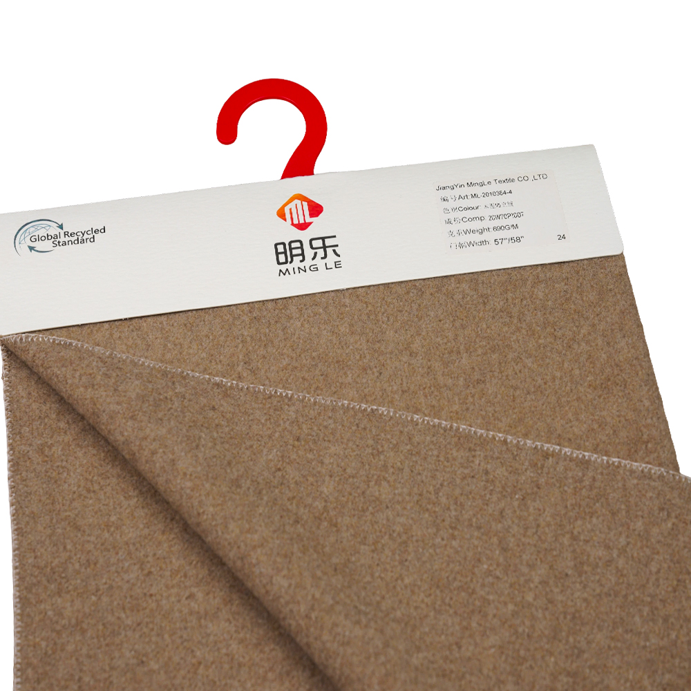 20% gyapjú, 70% poliészter, 690 G/M, föld tónus, bolyhos szövet, ML-2010384-4