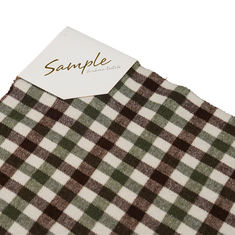 100% egyéb, 410G/M zöld, barna és fehér, Tweed fonal, ML-701234