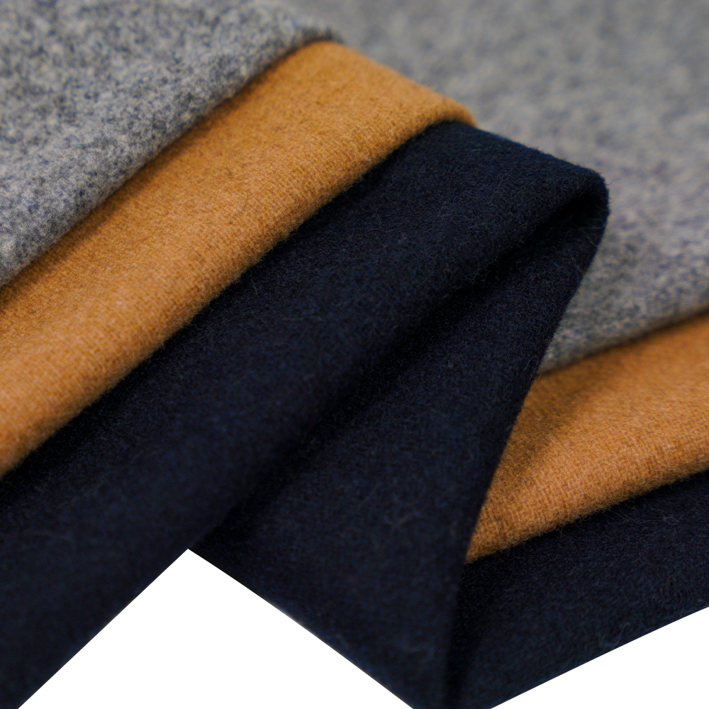 50% gyapjú, 40% poliészter, 10% egyéb szál, 340 G/M, teve, flanel szövet, ML-S0624-201-9