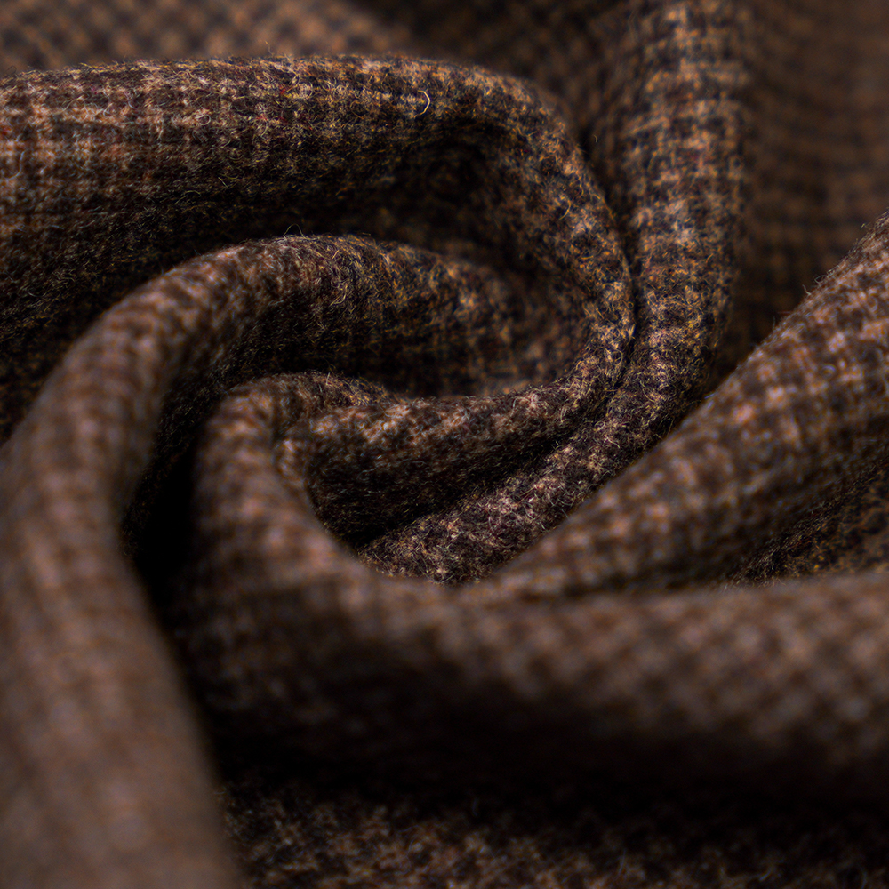 60% gyapjú, 30% poliészter, 10% egyéb szál, 300 G/M, vegyes kávé + vörös bab paszta köles, flanel szövet, ML-S06-050