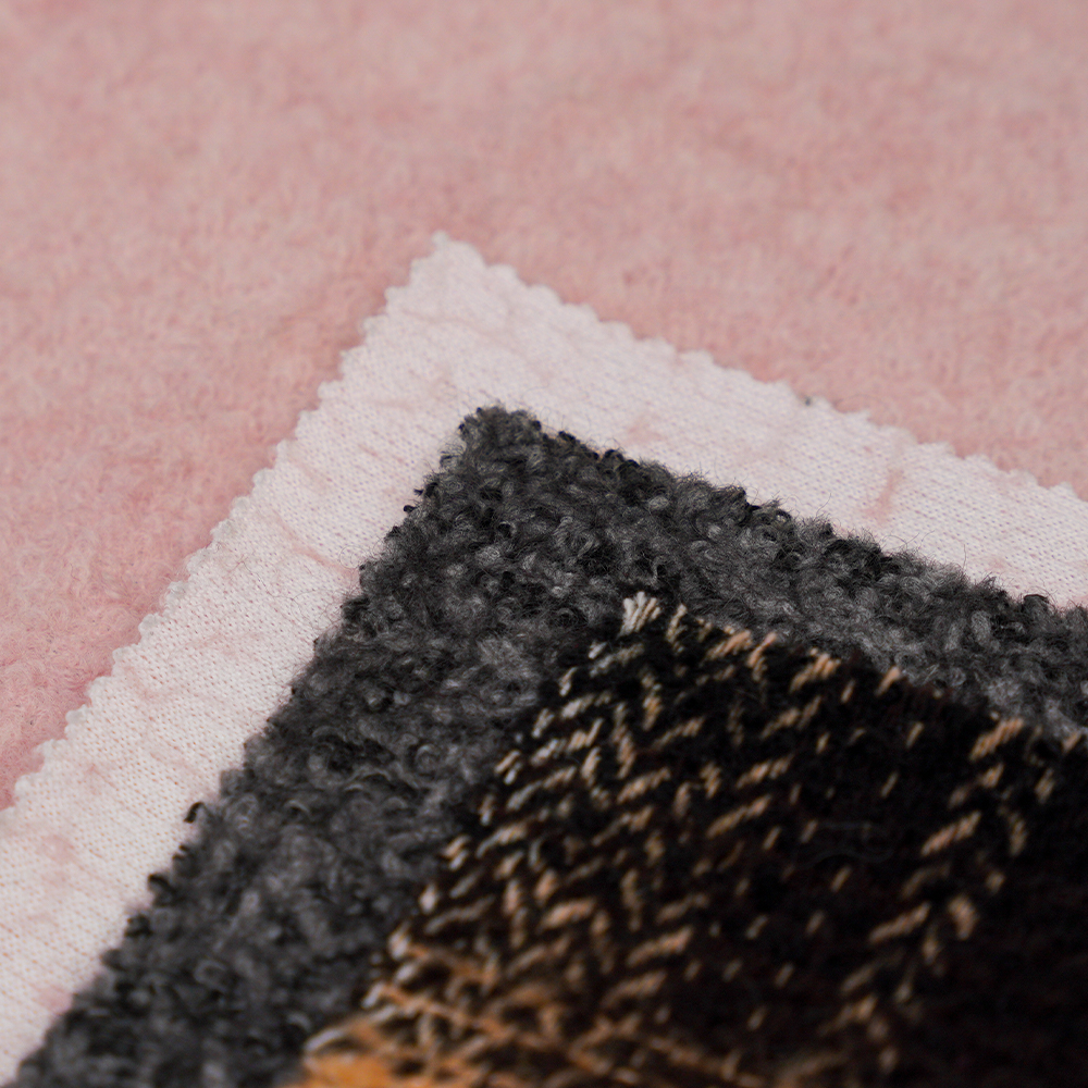 40% gyapjú, 60% poliészter, 540G/M, fekete-fehér, kör alakú tweed szövet, ML-8021071